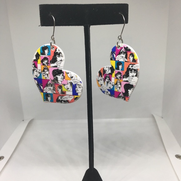 🐙 VINTAGE CARTOON EARRINGS - Picture 3 of 5